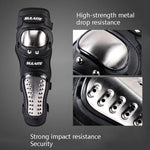 SULAITE GT341 Ginocchiere per moto in acciaio inossidabile Gomitiere per fuoristrada Ciclismo da corsa Equipaggiamento protettivo sportivo anticaduta, GT341