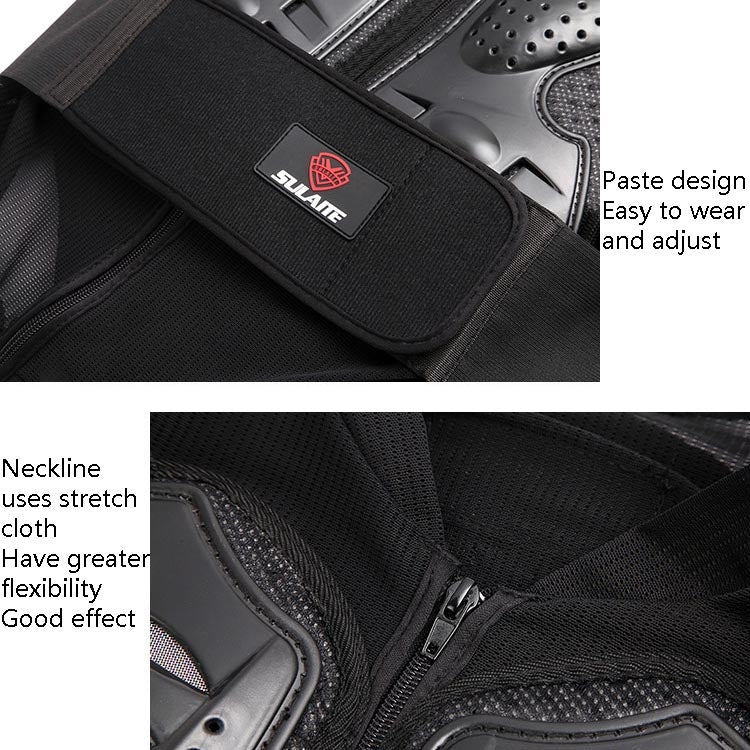 SULAITE GT-032 Indumento protettivo da guida senza maniche per motociclismo, M, L, XL, XXL, XXXL