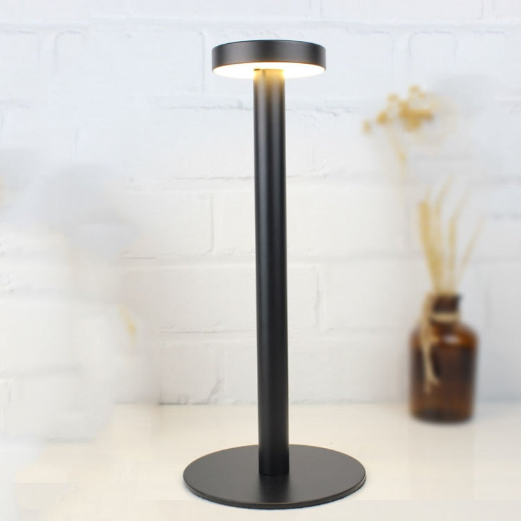 Lampada da tavolo da comodino a LED impermeabile USB BC965 per protezione degli occhi degli studenti, Black, White, White Storage, Yellow Marble Pattern, Ink Marble Pattern