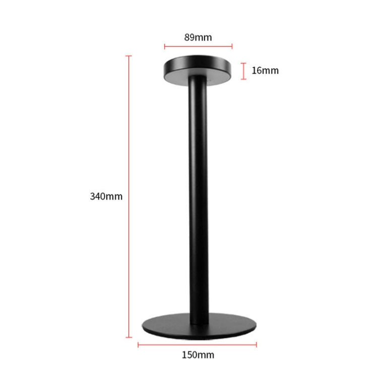 Lampada da tavolo da comodino a LED impermeabile USB BC965 per protezione degli occhi degli studenti, Black, White, White Storage, Yellow Marble Pattern, Ink Marble Pattern