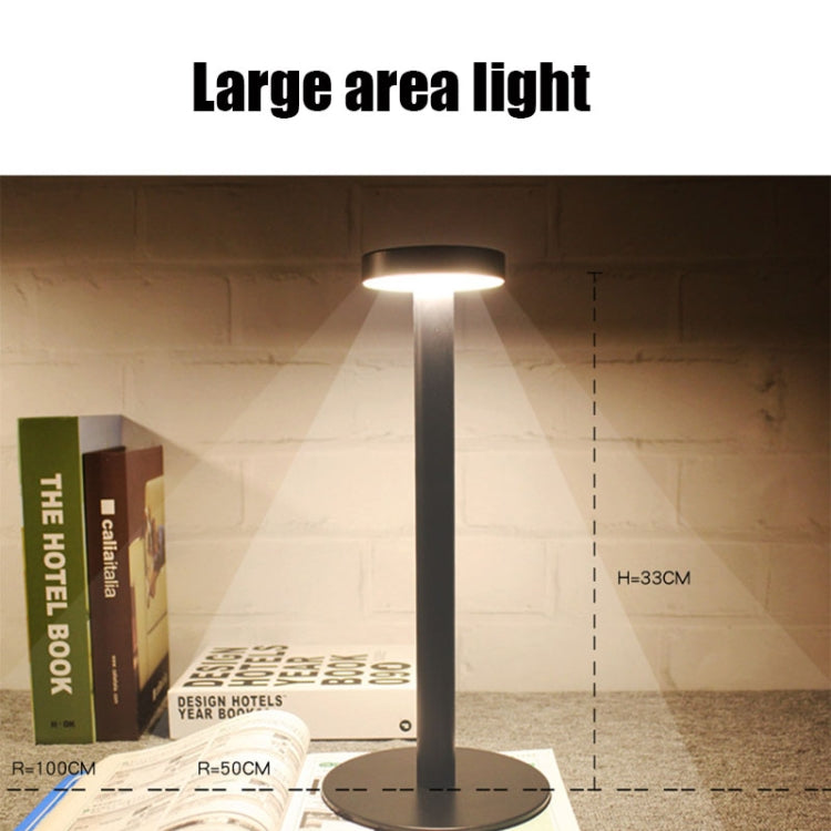 Lampada da tavolo da comodino a LED impermeabile USB BC965 per protezione degli occhi degli studenti, Black, White, White Storage, Yellow Marble Pattern, Ink Marble Pattern