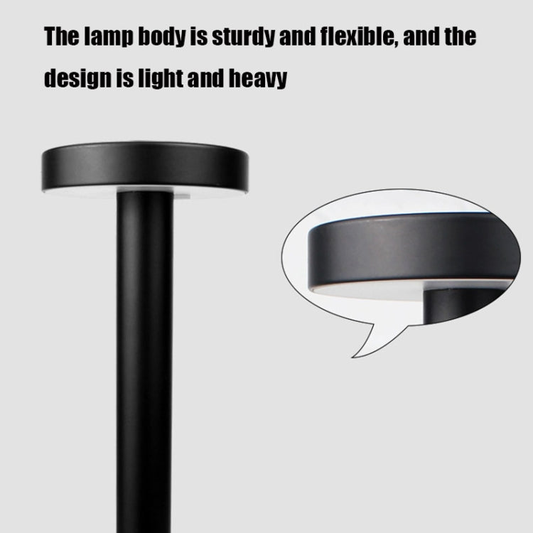 Lampada da tavolo da comodino a LED impermeabile USB BC965 per protezione degli occhi degli studenti, Black, White, White Storage, Yellow Marble Pattern, Ink Marble Pattern