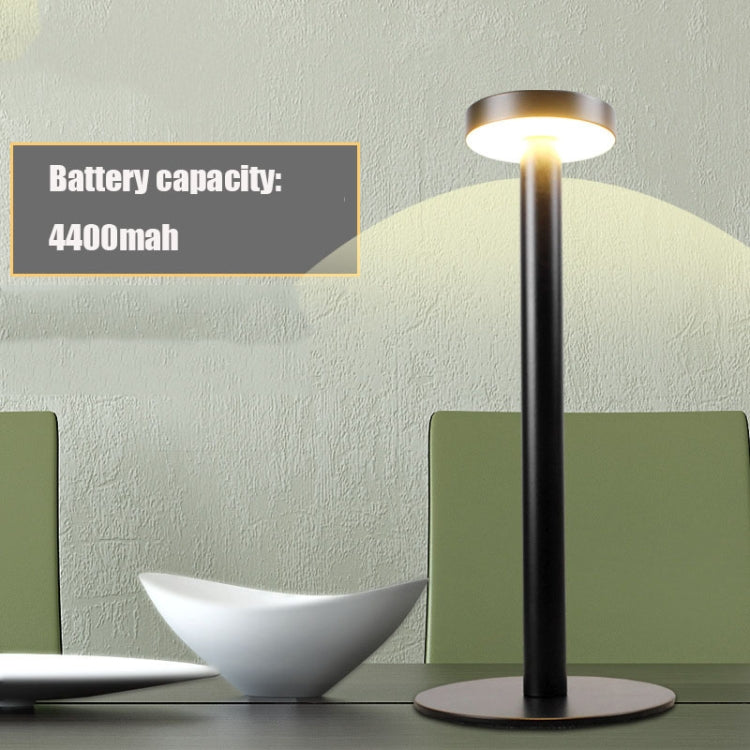Lampada da tavolo da comodino a LED impermeabile USB BC965 per protezione degli occhi degli studenti, Black, White, White Storage, Yellow Marble Pattern, Ink Marble Pattern
