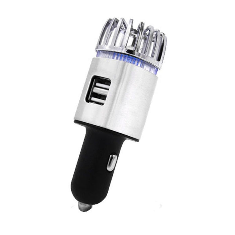 JO-6291 Ioni negativi Auto Sterilizzazione Purificatore d'aria Telefono cellulare Ricarica ad alta velocità Doppio accendisigari USB, JO-6291 Mysterious Silver, JO-6291 Tyrant Gold