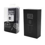 JO-6291 Ioni negativi Auto Sterilizzazione Purificatore d'aria Telefono cellulare Ricarica ad alta velocità Doppio accendisigari USB, JO-6291 Mysterious Silver, JO-6291 Tyrant Gold