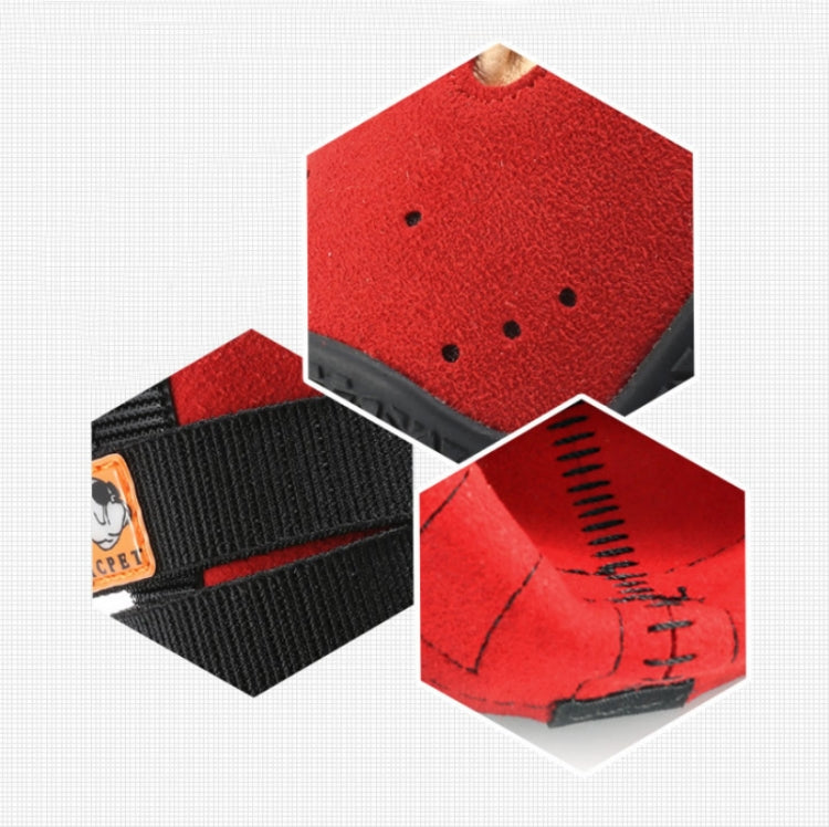 Scarpe per animali domestici antiscivolo resistenti all'usura HCPET Scarpe per cani traspiranti per quattro stagioni, 1, 2, 3, 4, 5, 6, 7, 8