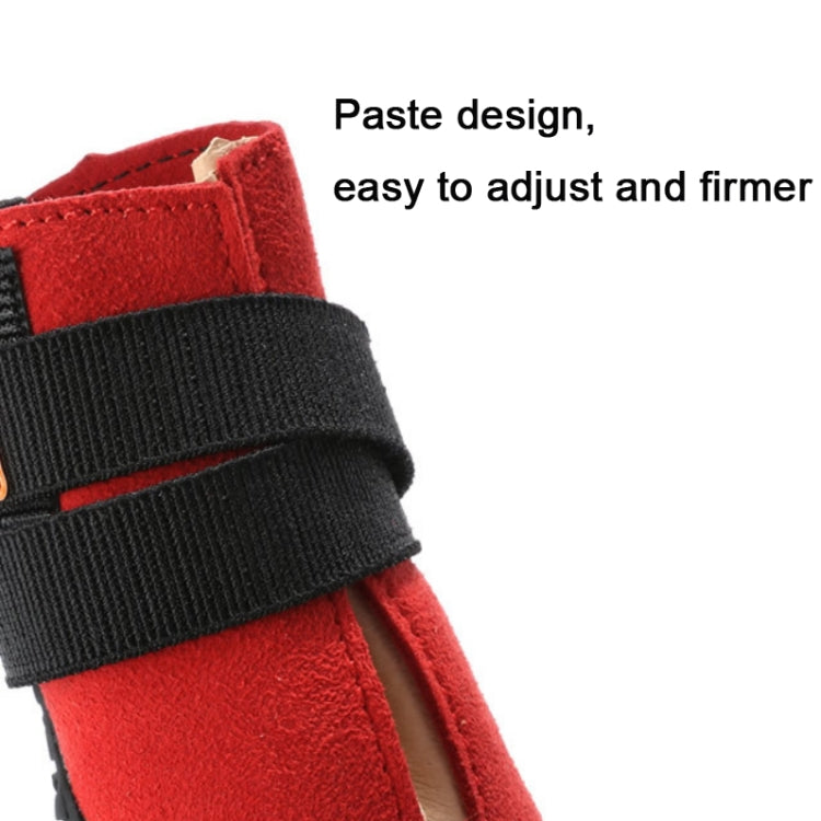Scarpe per animali domestici antiscivolo resistenti all'usura HCPET Scarpe per cani traspiranti per quattro stagioni, 1, 2, 3, 4, 5, 6, 7, 8