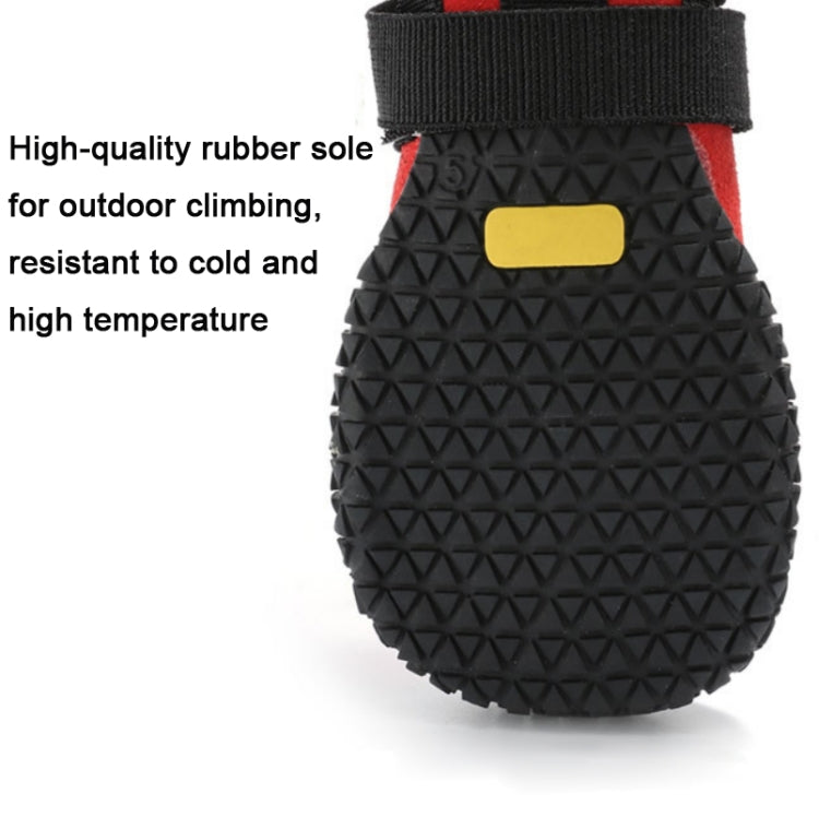 Scarpe per animali domestici antiscivolo resistenti all'usura HCPET Scarpe per cani traspiranti per quattro stagioni, 1, 2, 3, 4, 5, 6, 7, 8