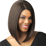 Copricapo sintetico per capelli corti da donna, Black, Red Wine, Light Brown, Dark Brown, Black Brown