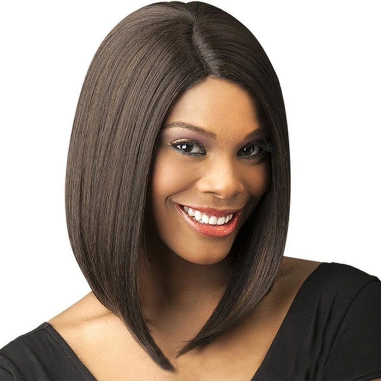 Copricapo sintetico per capelli corti da donna, Black, Red Wine, Light Brown, Dark Brown, Black Brown