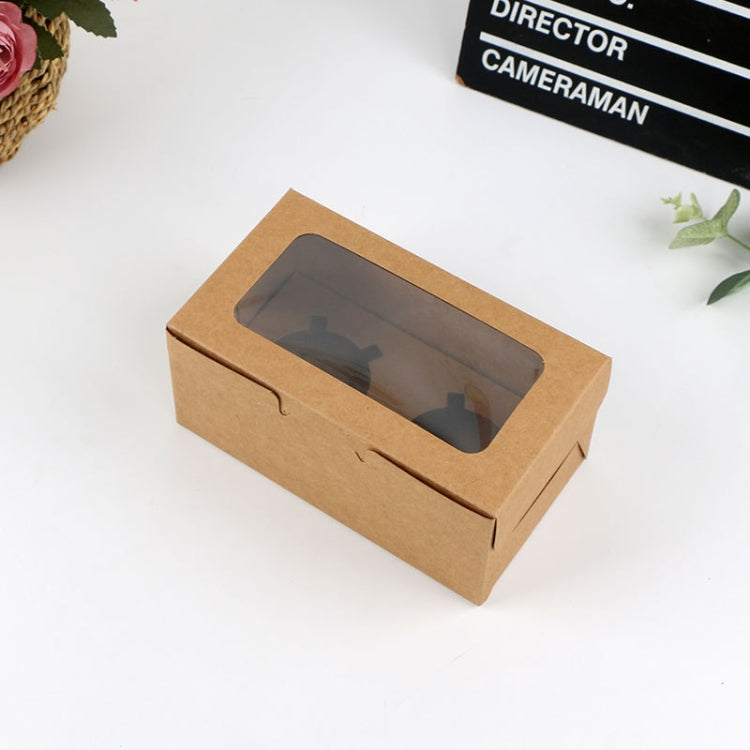 Scatola per torta per muffin, scatola per imballaggio di cupcake con finestra da 25 pezzi, con supporto interno, 2 In One (White), 2 In One (Marble), 2 In One (Kraft Paper), 4 In One (White), 4 In One (Marble), 4 In One (Kraft Paper), 6 In One (White) ...
