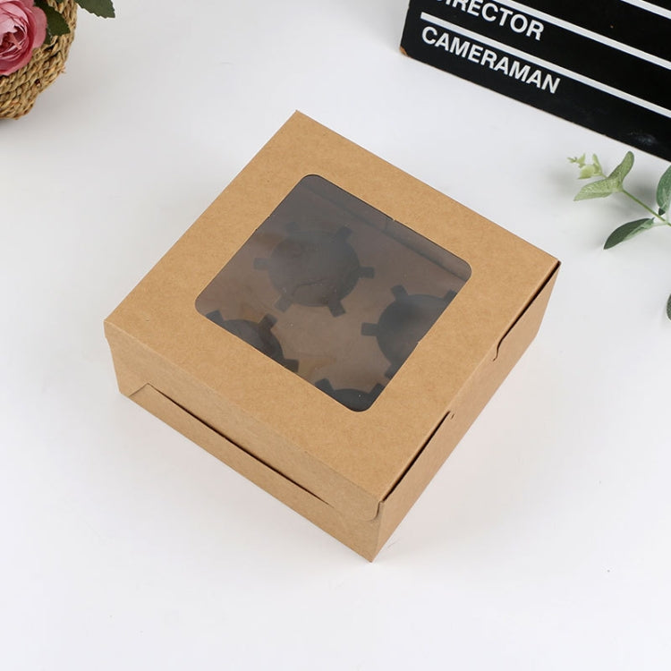 Scatola per torta per muffin, scatola per imballaggio di cupcake con finestra da 25 pezzi, con supporto interno, 2 In One (White), 2 In One (Marble), 2 In One (Kraft Paper), 4 In One (White), 4 In One (Marble), 4 In One (Kraft Paper), 6 In One (White) ...