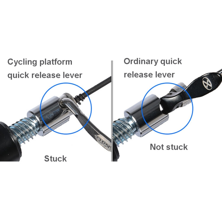2 PC Leva a sgancio rapido della piattaforma ciclistica Mountain Bike Bicicletta Piattaforma di allenamento per ciclismo Accessori a sgancio rapido, KC-10