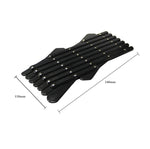 Recinzione protettiva retrattile per auto per finestrini per auto per animali domestici, 24x11.8x1.2cm, 24x17.7x1.2cm