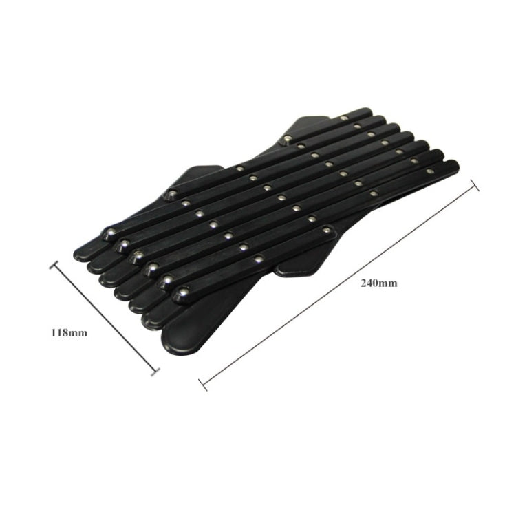 Recinzione protettiva retrattile per auto per finestrini per auto per animali domestici, 24x11.8x1.2cm, 24x17.7x1.2cm