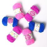 Filo di lana cappello sciarpa lavorata a maglia ragazza fai da te, consegna colore casuale, Knitting Wool