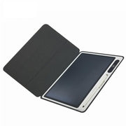 Lavagna per scrittura LCD da 10,1 pollici Lavagna da disegno elettronica a energia luminosa Lavagna dipinta a mano Lavagna piccola intelligente, Black  With Leather Case), Rose Red With Leather Case