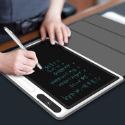 Lavagna per scrittura LCD da 10,1 pollici Lavagna da disegno elettronica a energia luminosa Lavagna dipinta a mano Lavagna piccola intelligente, Black  With Leather Case), Rose Red With Leather Case