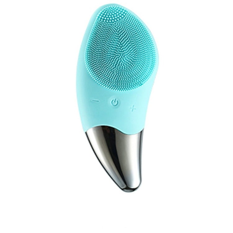 Spazzola per il lavaggio del viso elettrica multifunzionale con apparecchio per la pulizia del viso a vibrazione ultrasonica, Green (With Cold Compress Function), Red (With Cold Compress Function), Blue (With Cold Compress Function)                    ...