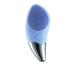 Spazzola per il lavaggio del viso elettrica multifunzionale con apparecchio per la pulizia del viso a vibrazione ultrasonica, Green (With Cold Compress Function), Red (With Cold Compress Function), Blue (With Cold Compress Function)                    ...