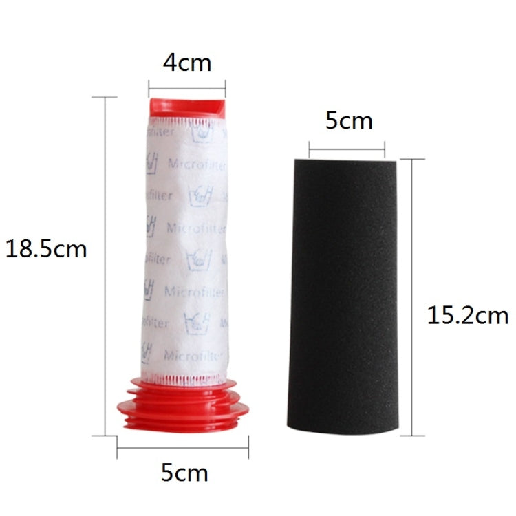 Filtro di ricambio per aspirapolvere Bosch BCH6 185x4x5 mm