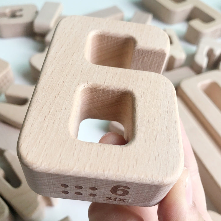 Blocchi di costruzione in legno per bambini 32 pezzi