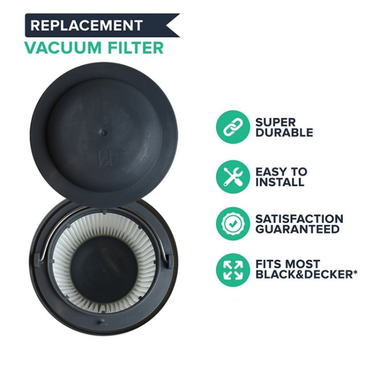 Filtro ricambio aspirapolvere Black & Decker 2 pezzi