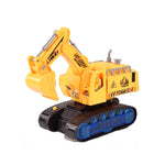 Giocattolo per auto con escavatore elettrico per simulazione di luci e musica per bambini, Stile:, Police Car, Engineering Vehicle, Engineering Excavator, Engineering Bulldozer, Four-wheel Excavator