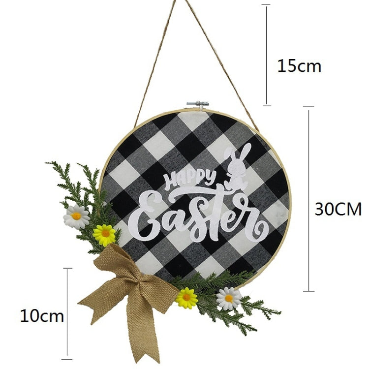 Decorazioni per la casa Ghirlanda di Pasqua Puntelli da tiro Appendere la porta della ghirlanda, Brown Hello, Whiteboard Black Letter Welcome Sign, Dark Blue Welcome Wooden Sign, Dark Blue Easter Rabbit
