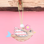 Confezione da 5 pendenti pasquali in legno per atmosfera festosa, articoli decorativi, Bunny Egg Shell, Rabbit Lifting Eggshell, Small Egg Shell, Yellow Rabbit Eggshell, Pink Egg, Yellow Rabbit Tooth Egg, Light Yellow Upside-down Rabbit Eggs, Blue Egg ...