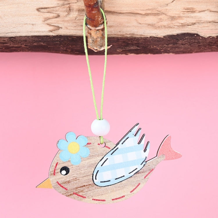 Confezione da 5 pendenti pasquali in legno per atmosfera festosa, articoli decorativi, Bunny Egg Shell, Rabbit Lifting Eggshell, Small Egg Shell, Yellow Rabbit Eggshell, Pink Egg, Yellow Rabbit Tooth Egg, Light Yellow Upside-down Rabbit Eggs, Blue Egg ...