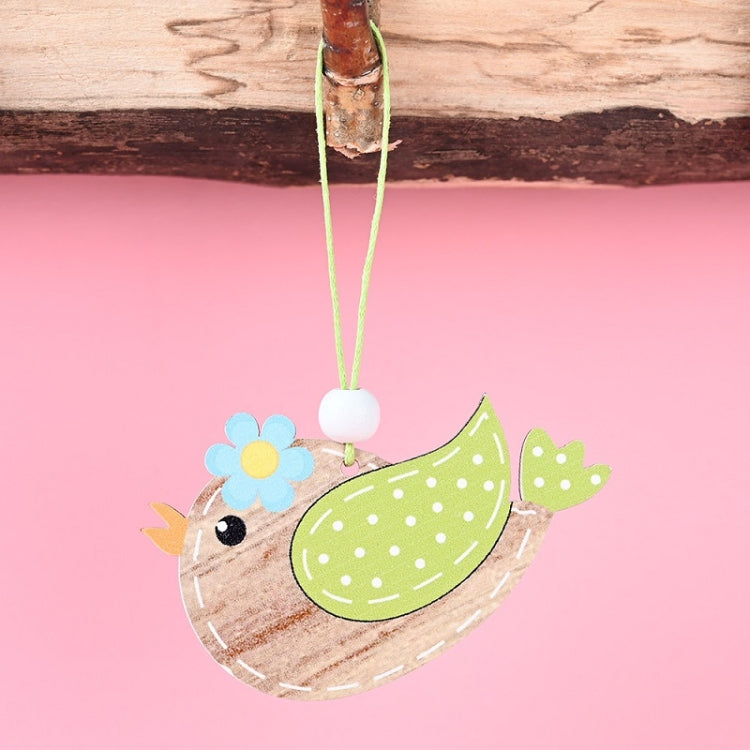 Confezione da 5 pendenti pasquali in legno per atmosfera festosa, articoli decorativi, Bunny Egg Shell, Rabbit Lifting Eggshell, Small Egg Shell, Yellow Rabbit Eggshell, Pink Egg, Yellow Rabbit Tooth Egg, Light Yellow Upside-down Rabbit Eggs, Blue Egg ...