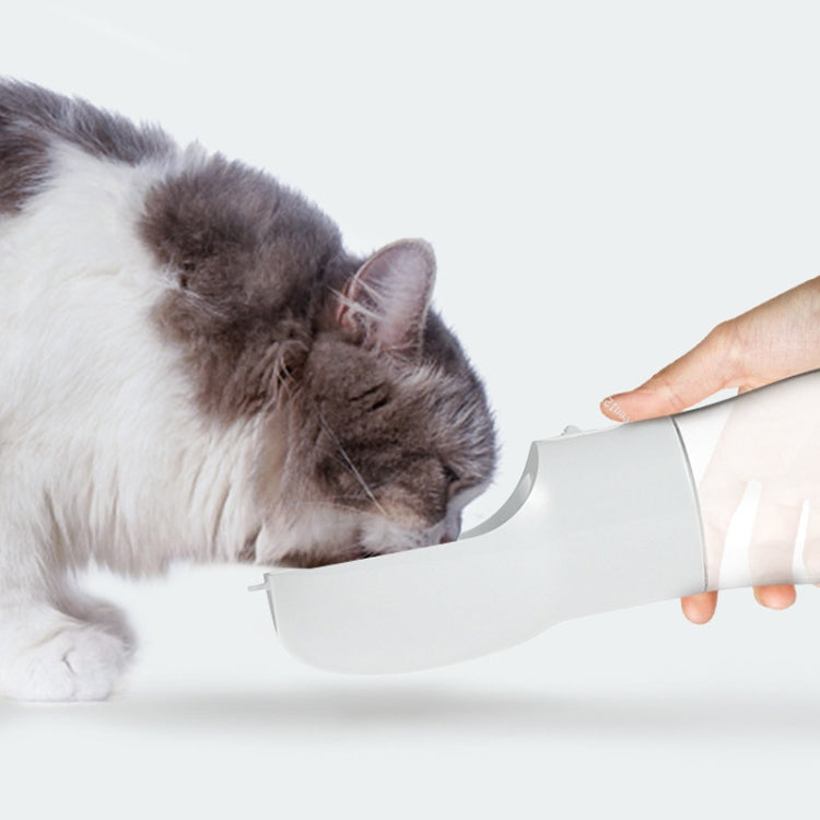 Abbeveratoio portatile per tazza per animali domestici integrato per acqua e cibo segmentato a doppia funzione per animali domestici