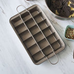 Brownie Pan Torta Stampo Quadrato Pane Cottura Spessa Fondo Solido Teglia Antiaderente, Cake Mold