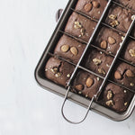 Brownie Pan Torta Stampo Quadrato Pane Cottura Spessa Fondo Solido Teglia Antiaderente, Cake Mold