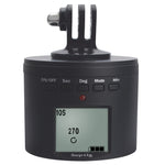 Suptig RSX-350 Testa panoramica a 360 gradi Stabilizzatore time-lapse alimentato da treppiede Adattatore per giradischi per GoPro HERO9 /8 /7 /6 /5 /5 Session /4 Session /4 /3+ /3 /2 /1, Xiaoyi eAltre action camera