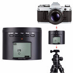 Suptig RSX-350 Testa panoramica a 360 gradi Stabilizzatore time-lapse alimentato da treppiede Adattatore per giradischi per GoPro HERO9 /8 /7 /6 /5 /5 Session /4 Session /4 /3+ /3 /2 /1, Xiaoyi eAltre action camera