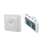 Orologio da parete impermeabile Orologio da bagno LCD Sveglia elettronica da cucina, Waterproof Wall Clock