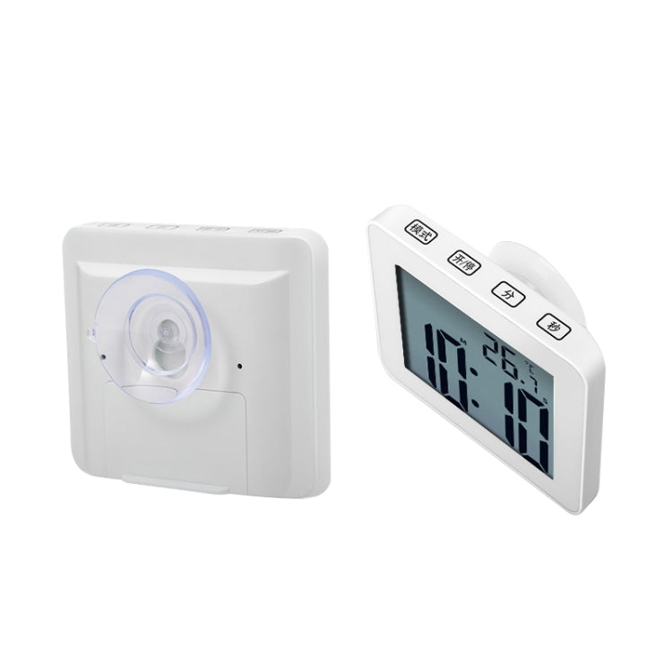 Orologio da parete impermeabile Orologio da bagno LCD Sveglia elettronica da cucina, Waterproof Wall Clock