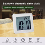 Orologio da parete impermeabile Orologio da bagno LCD Sveglia elettronica da cucina, Waterproof Wall Clock