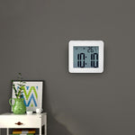 Orologio da parete impermeabile Orologio da bagno LCD Sveglia elettronica da cucina, Waterproof Wall Clock
