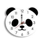 Orologio da parete Cartoon Orologio in acrilico Panda Orologio da parete semplice per la casa, Panda Wall Clock