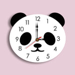 Orologio da parete Cartoon Orologio in acrilico Panda Orologio da parete semplice per la casa, Panda Wall Clock