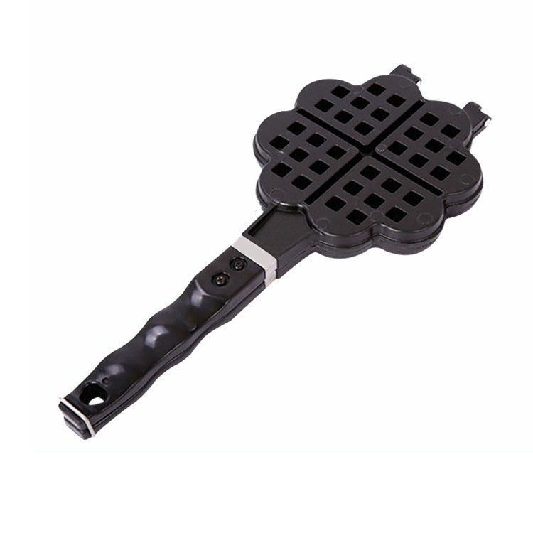 Stampo per waffle in metallo antiaderente da 2 pezzi, Waffle Maker Mould