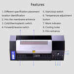 Macchina per laminazione fotografica Deli 3890 Saldatura a caldo e laminazione a freddo Macchina per laminazione a doppio uso, spina CN, 3890