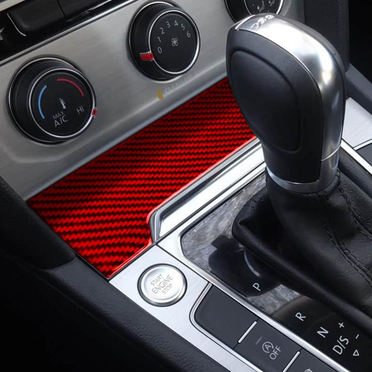 Adesivo decorativo per pannello leva cambio con guida a sinistra per Volkswagen Magotan/CC