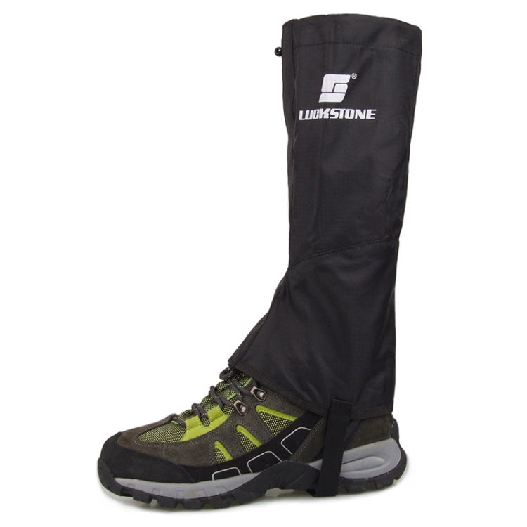 LUCKSTONE Alpinismo Escursionismo Copertura impermeabile resistente all'usura Copertura per piedi antisporco leggera e traspirante per strada fangosa, Foot Cover M  (Black)