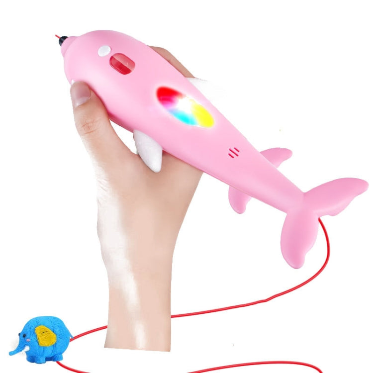 Penna per stampa 3D Pennello per graffiti per pittura tridimensionale, Dolphin Pink