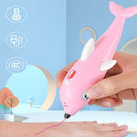 Penna per stampa 3D Pennello per graffiti per pittura tridimensionale, Dolphin Pink