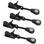 20 PCS Alpinismo Zaino da campeggio Zipper Pull Outdoor Anti-Perso Accessori luminosi accattivanti Coulisse auto-luminosa